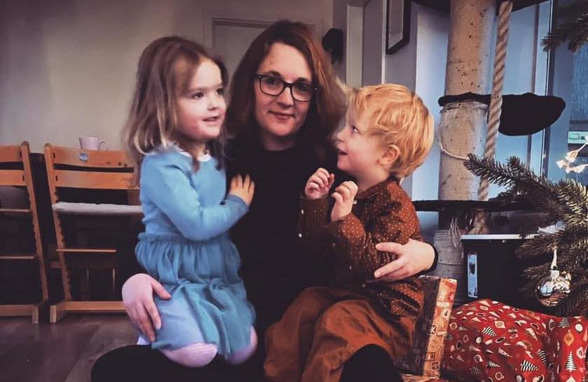 Babysitter and Kids having fun